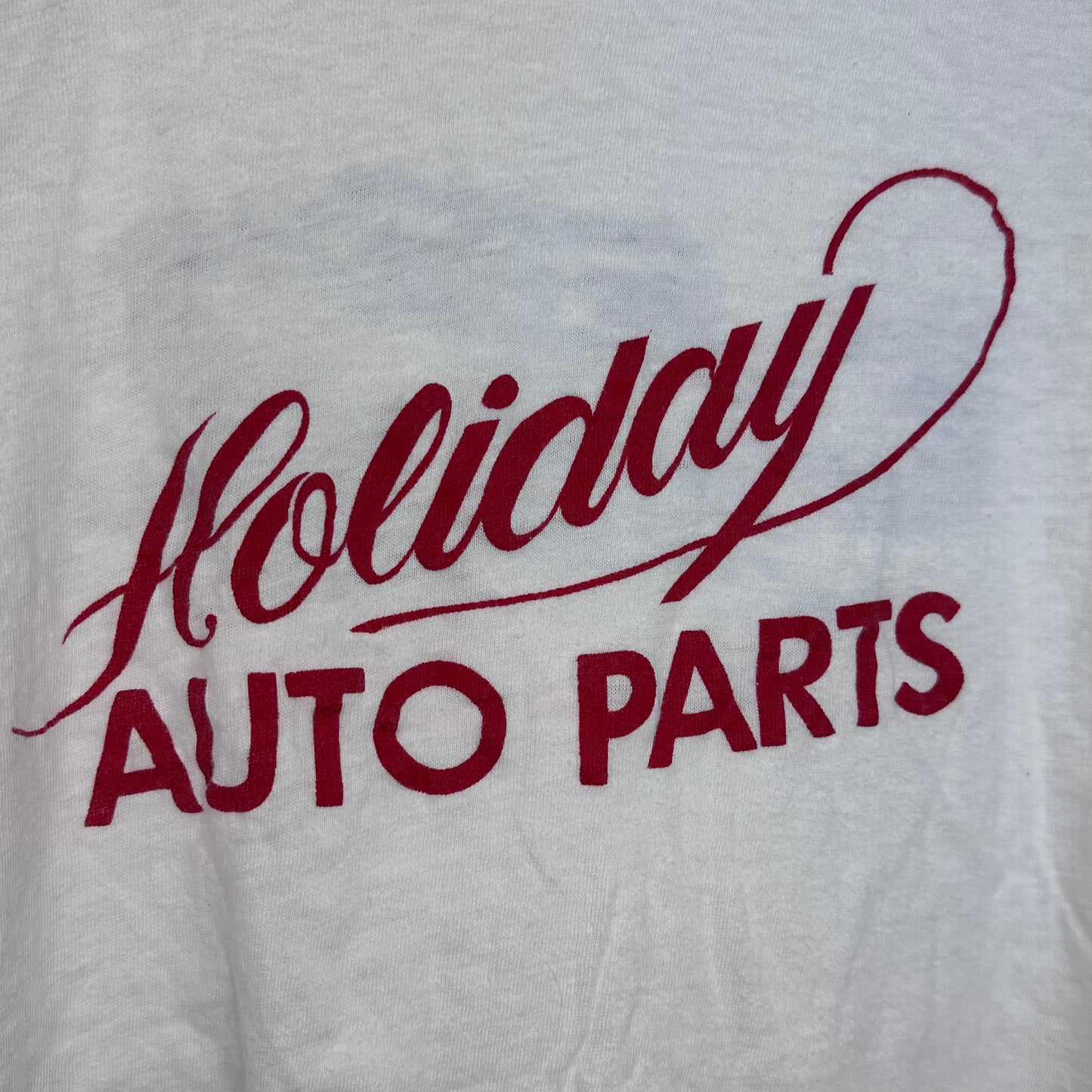 1970s Holiday Auto Parts Hot Rod T-Shirt, Size Large