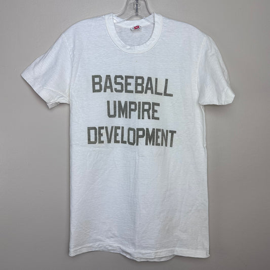1960s Baseball Umpire Development T-Shirt, Size Small