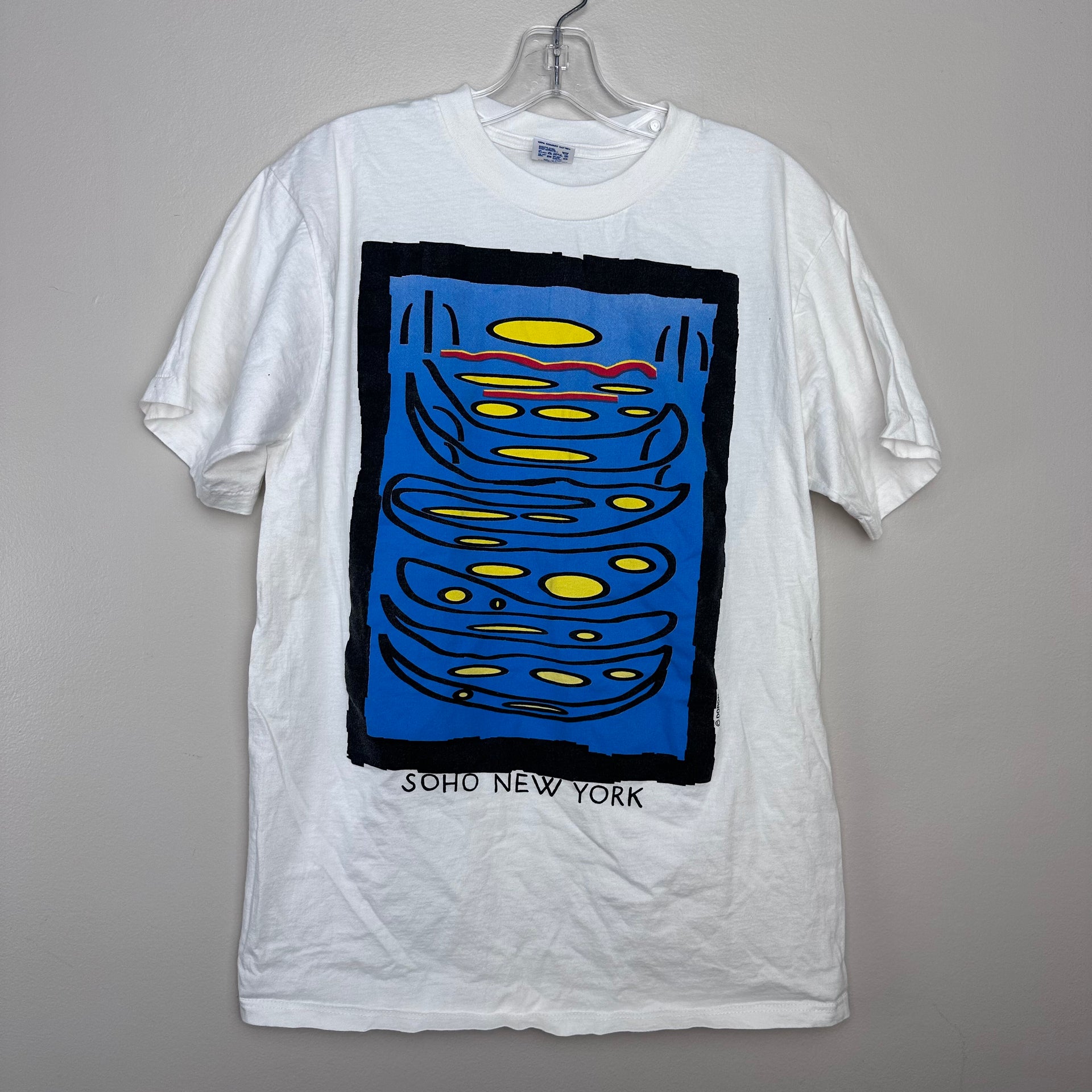 1990s Soho New York Art T-Shirt, Size Medium, Doron – Proveaux Vintage