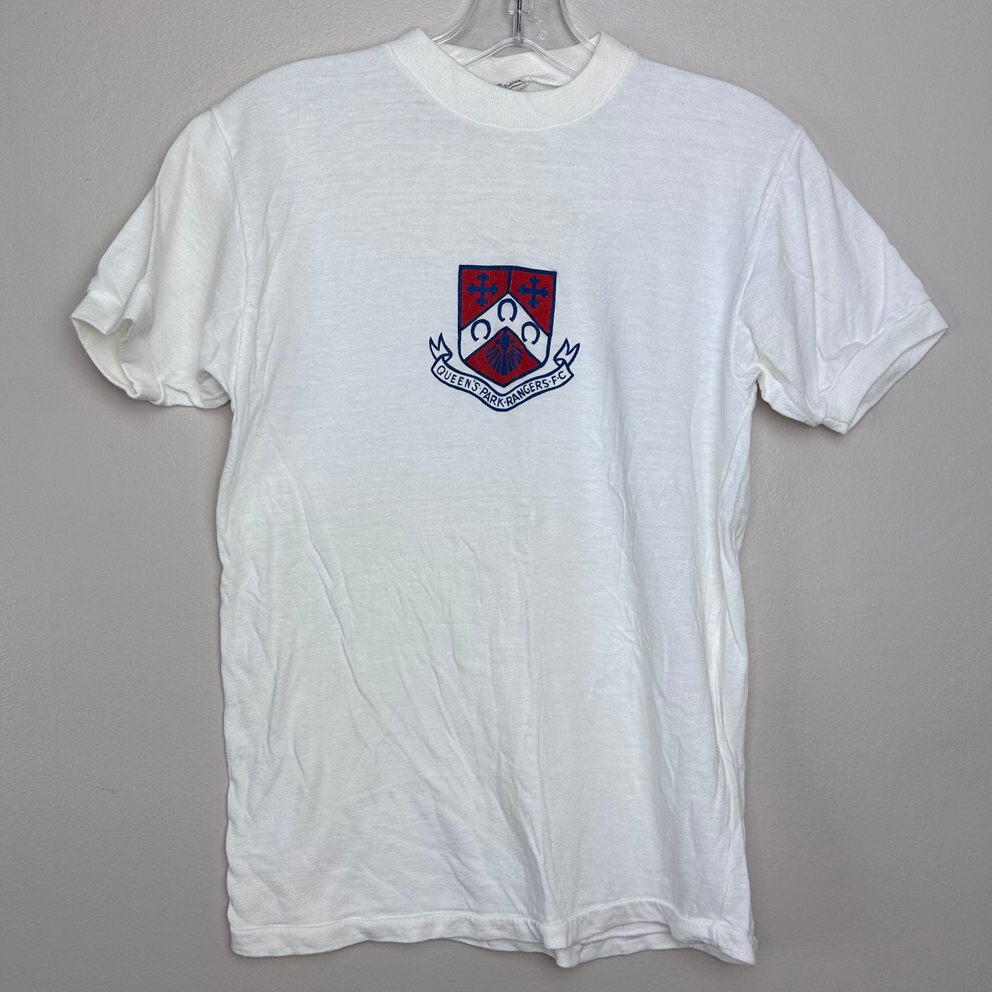 1960s/70s Queens Park Rangers Football Club T-Shirt, Size Small, Ringer Tee