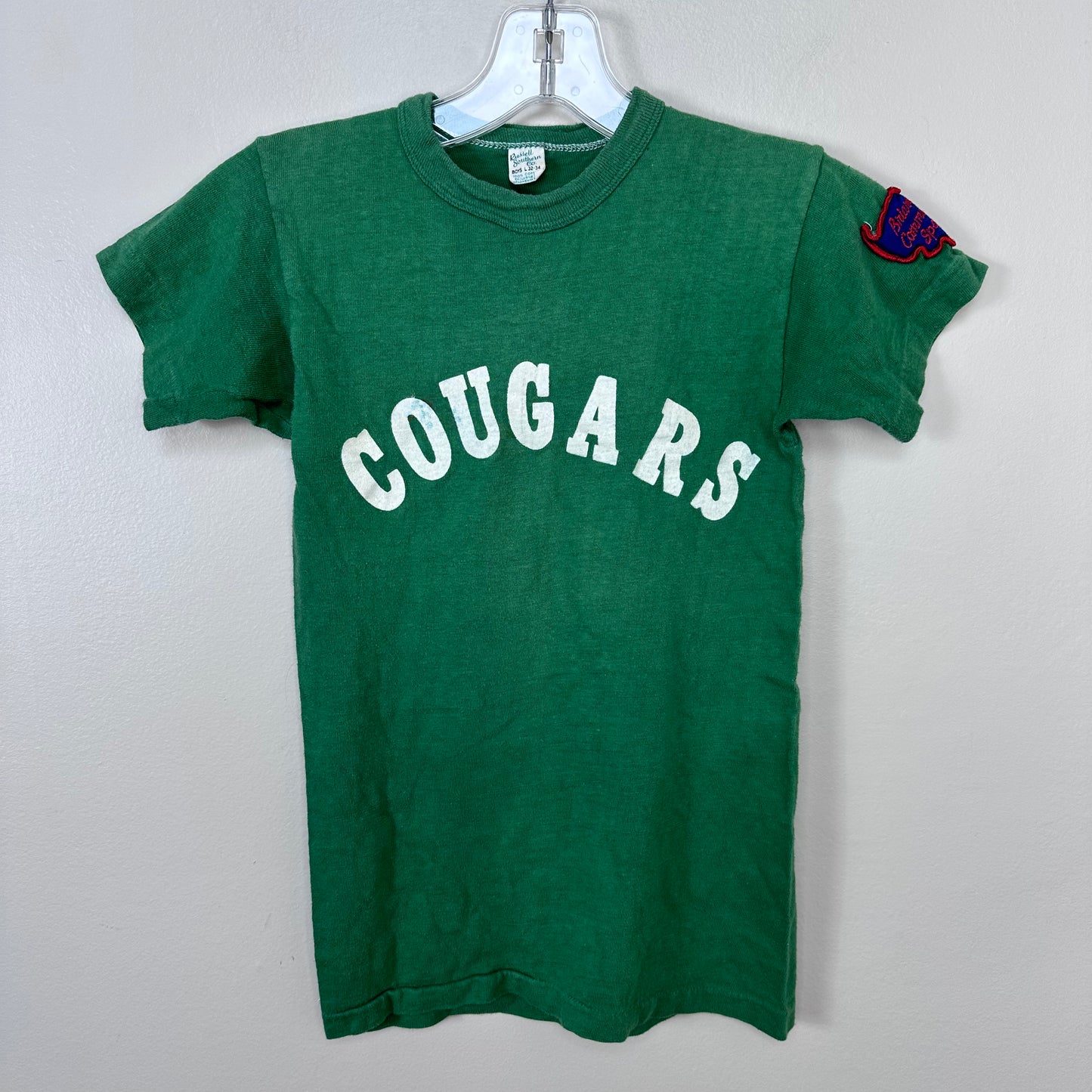 1950s Cougars T-Shirt, Russell Southern Co Size Youth Medium/Adult XXS, Dekalb Federal