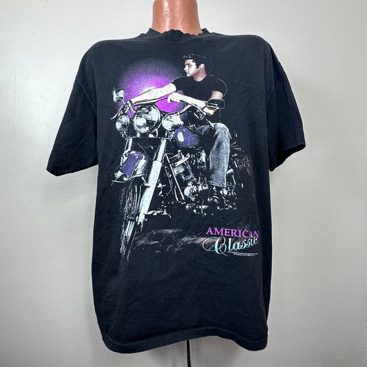 1990s Elvis Motorcycle T-Shirt, American Classic 1992, Hanes Heavyweight Size XL