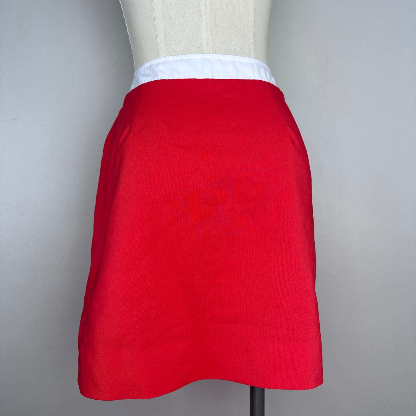 1970s Red White and Blue Skort, Quantum! Sportswear Size Small, Mini Skirt