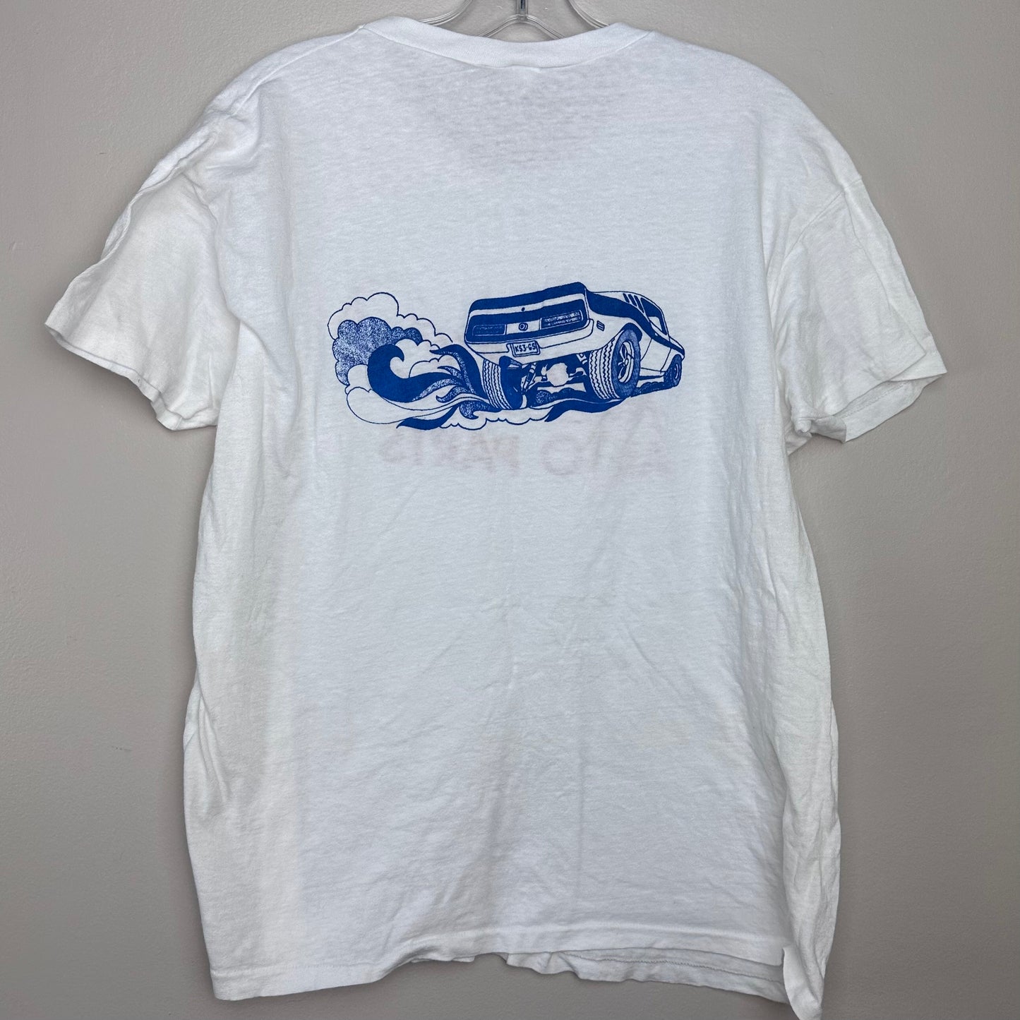 1970s Holiday Auto Parts Hot Rod T-Shirt, Size Large