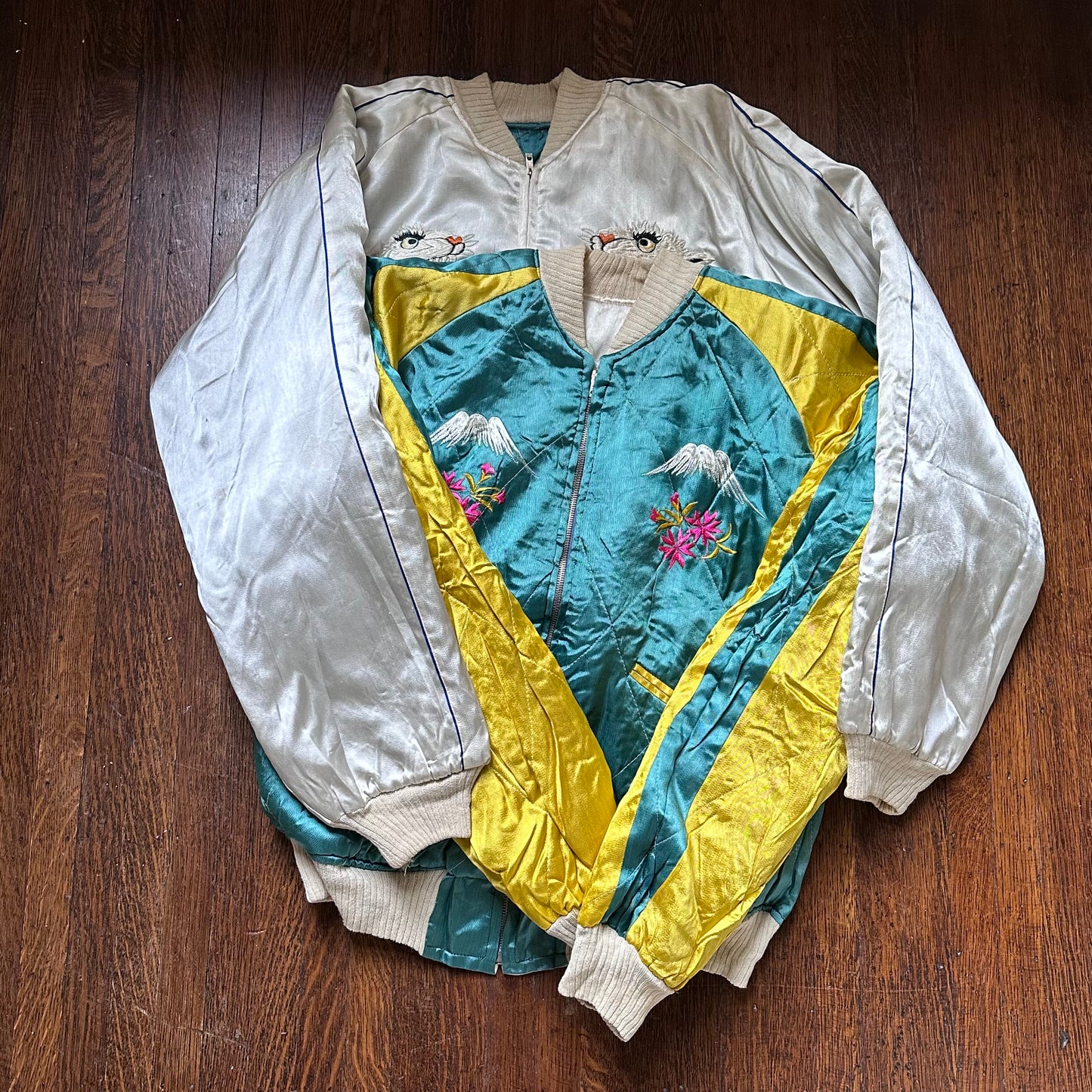 1940s Japanese Souvenir Reversible Jacket, Sukajan Japan