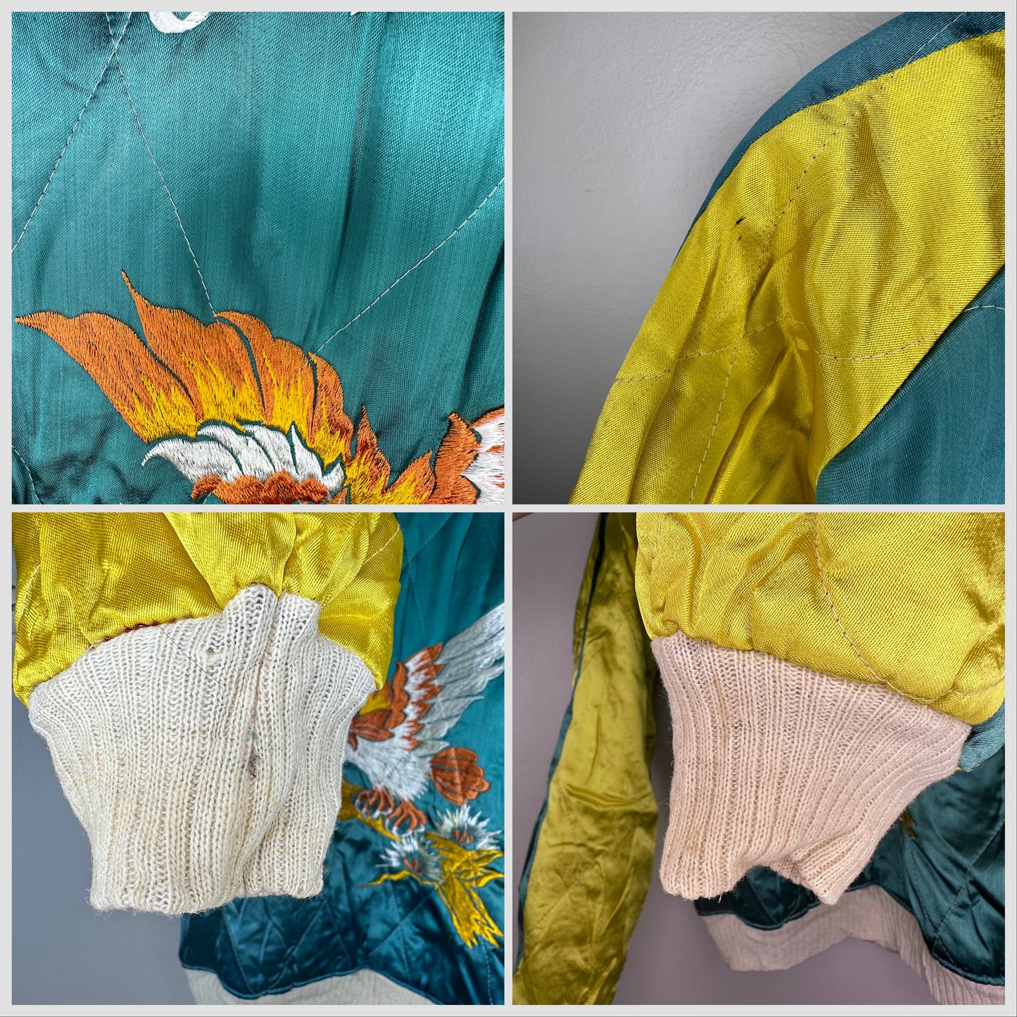 1940s Japanese Souvenir Reversible Jacket, Sukajan Japan