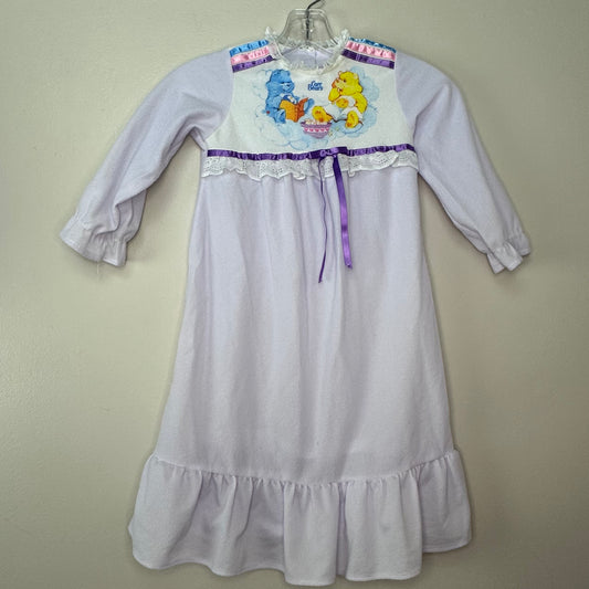 1980s Care Bears Nightgown, Kids Size 4/5, Sweet Dreams, Funshine