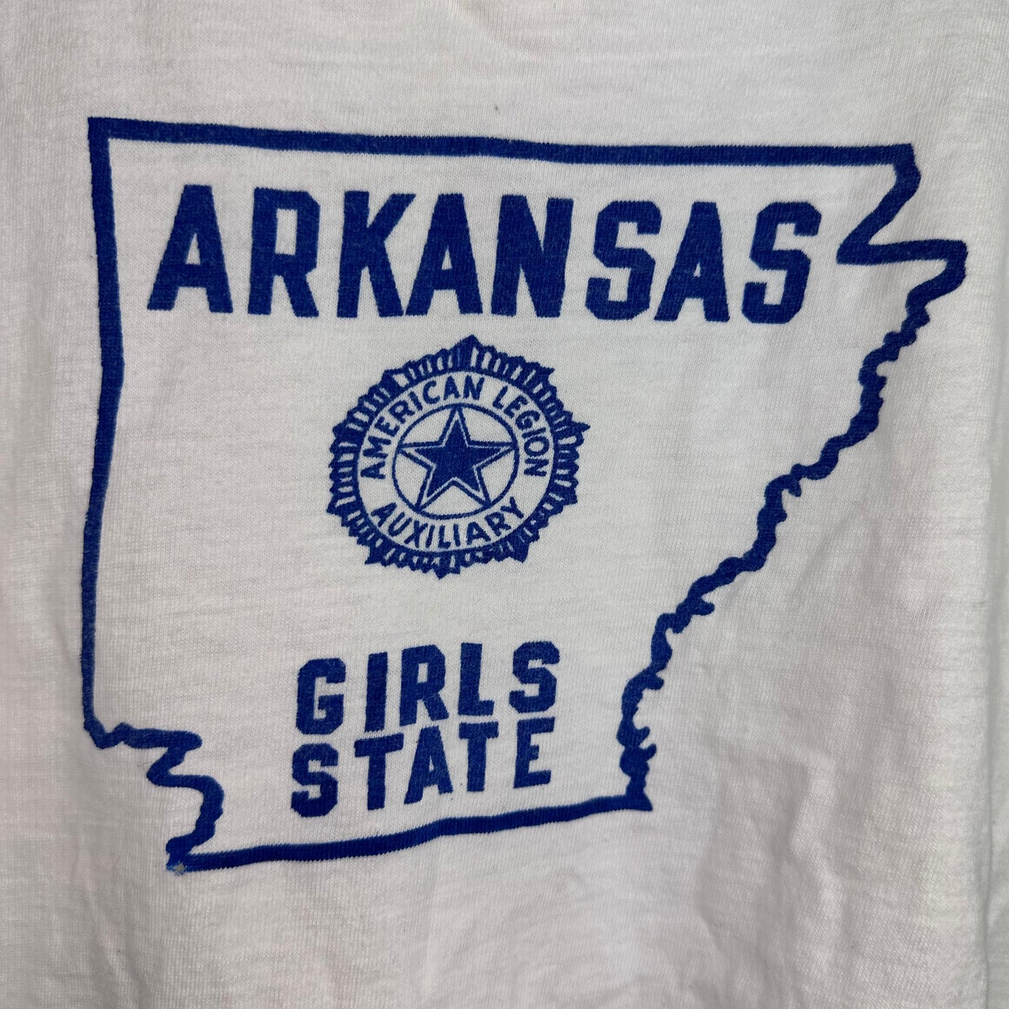 1950s Arkansas Girls State T-Shirt, Size Youth 14/Adult Small