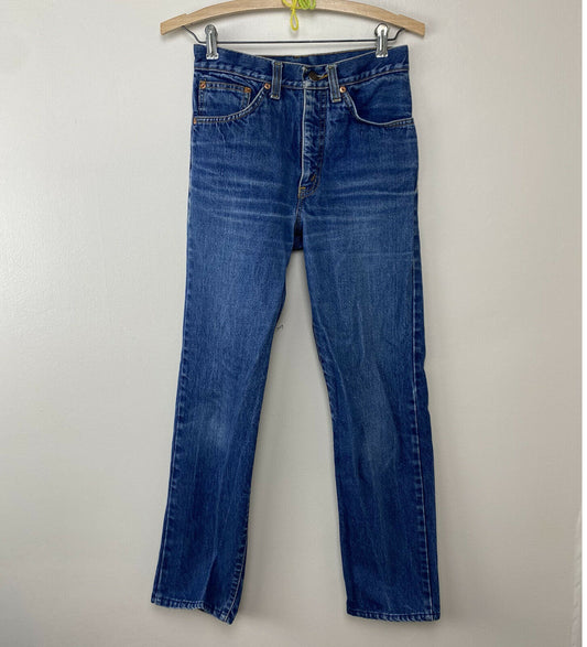 1970s Ralph Lauren Polo Western Blue Jeans, 25.5" x 27.5"