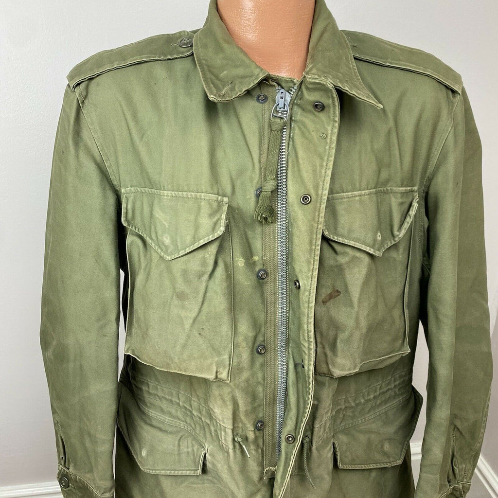 1950s/60s M-1951 OG107 US Military Field Jacket, Size Small