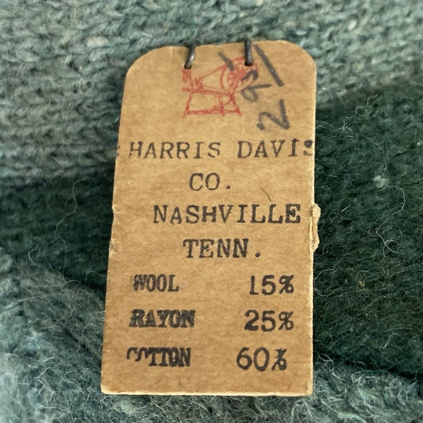 1940s Child's Cowboy Cardigan Sweater, Sportswear, Adult Size XS/S, Deadstock with tags, Harris Davis Co