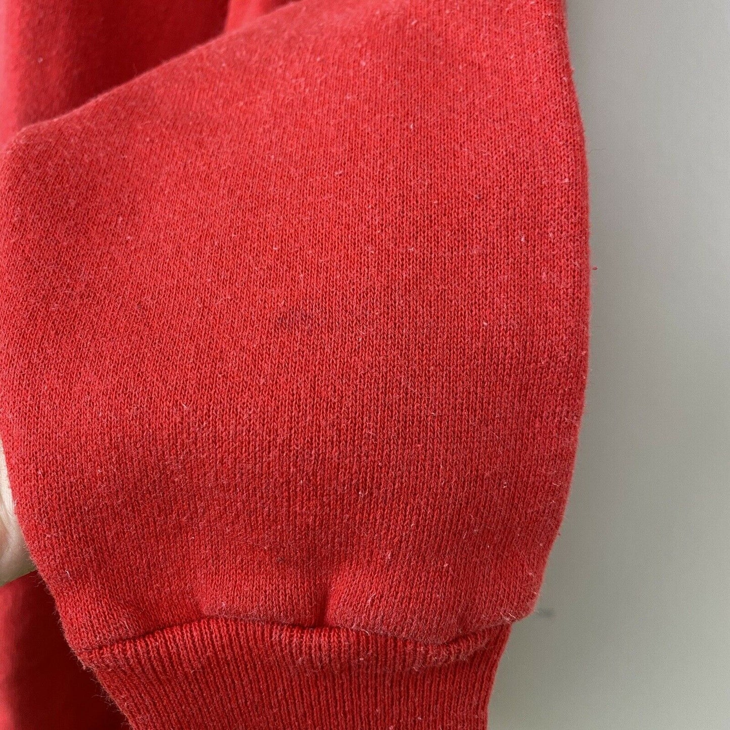 1980s Red Sweatshirt, Pannill Size M/L, Raglan Crewneck Pullover