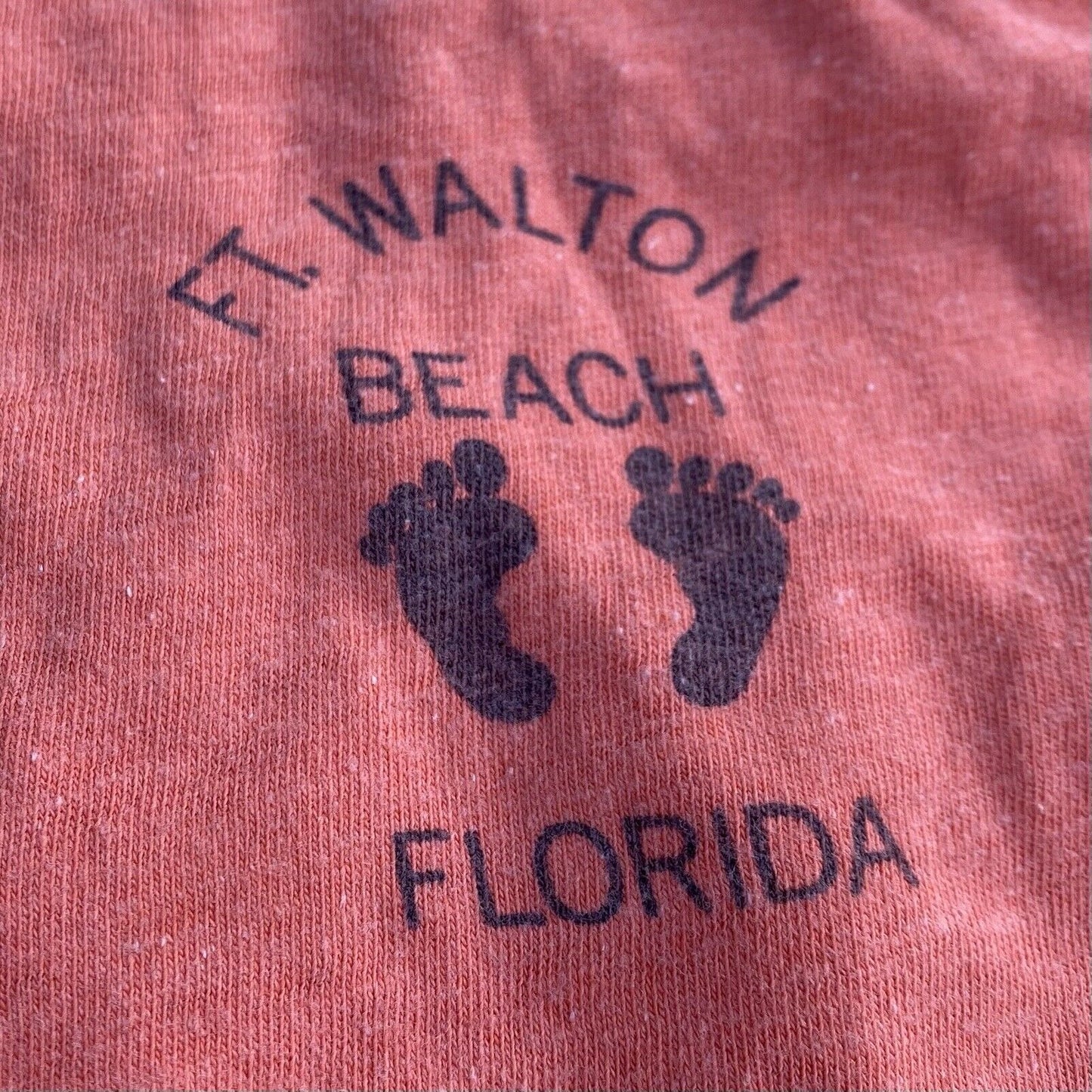 1960s Ft Walton Beach Tank Top, Sportswear Size S/M, Florida, Hang Ten, Sleeveless T-Shirt