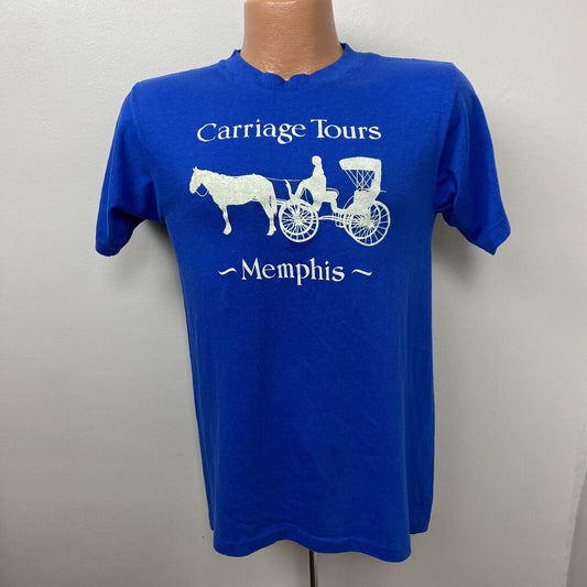 1980s Memphis Carriage Tours T-Shirt, Size M, Ultra Tops by Just Shirts, I Horsed Around In Memphis