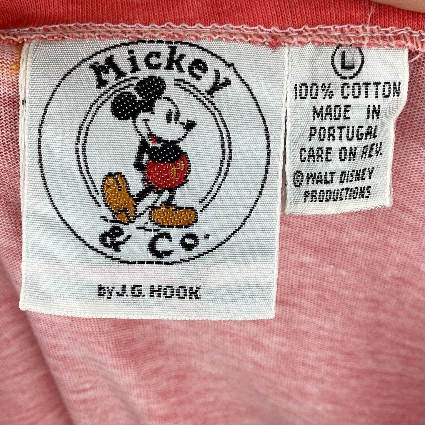 1980s/90s Mickey Mouse T-Shirt, Mickey & Co by JG Hook, Size Large, Walt Disney Productions Collectors Series #4, Sleeveless