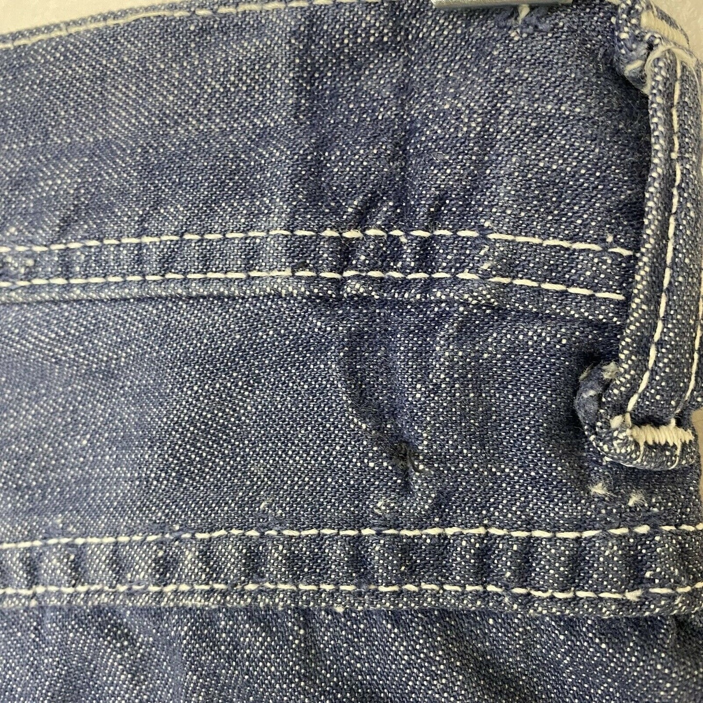 1950s Blue Jean Cut Off Shorts, Farah of Texas Gold Strikes, Size XS, 24” Waist