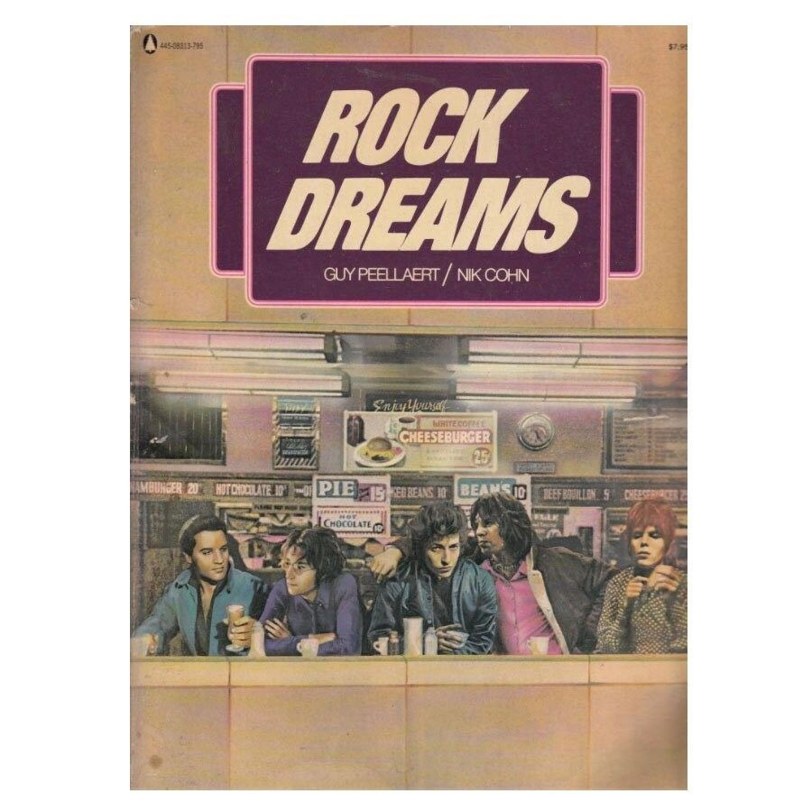 1970s Rock Dreams T-Shirt, Faded Glory Size XS/S, Guy Peellaert Book, David Bowie Bob Dylan Mick Jagger Elvis John Lennon