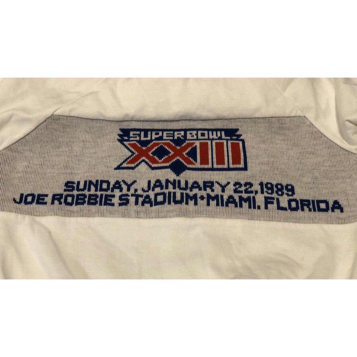 1989 Super Bowl XXIII Sweatshirt, SF 49ers Cincinnati Bengals, 1980s NFL