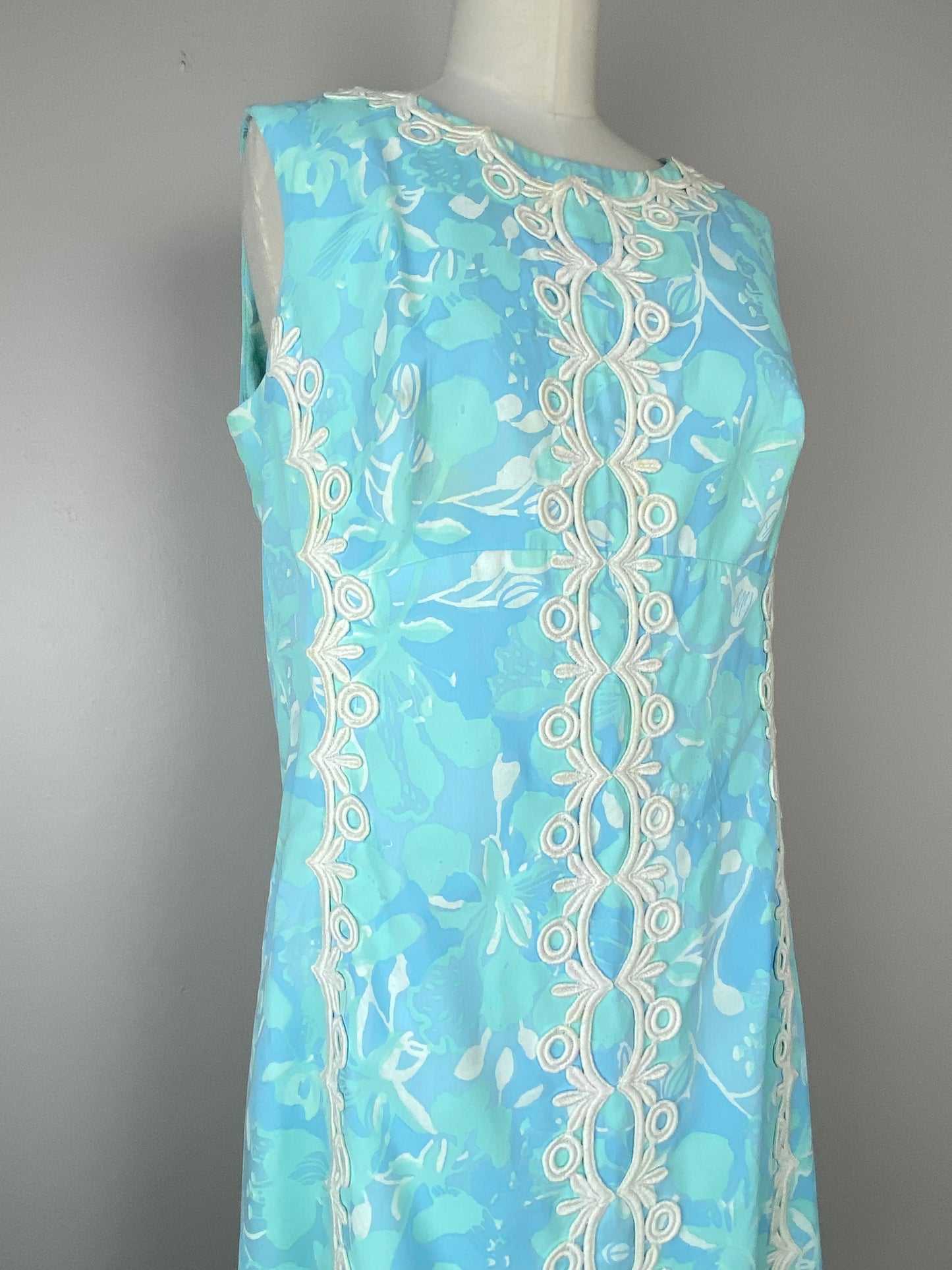 1960s Lilly Pulitzer Maxi Dress, The Lilly, Size Medium