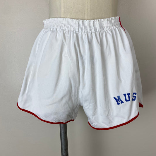 1980s Gym Shorts, MUS, Empire Sporting Goods, Size Medium, Memphis University School
