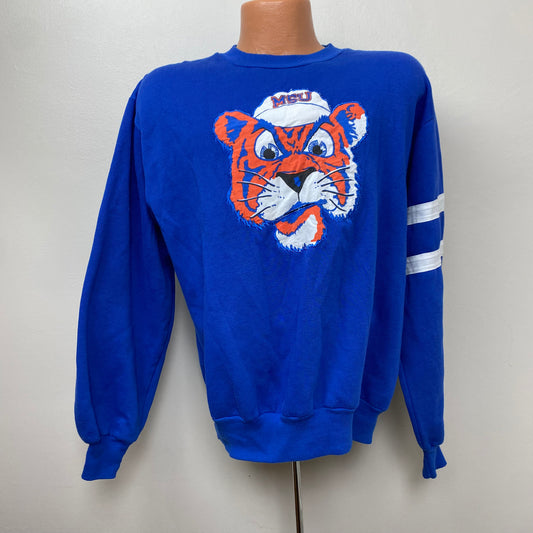 1980s Memphis State Tigers Sweatshirt, Nutmeg Mills Size XL