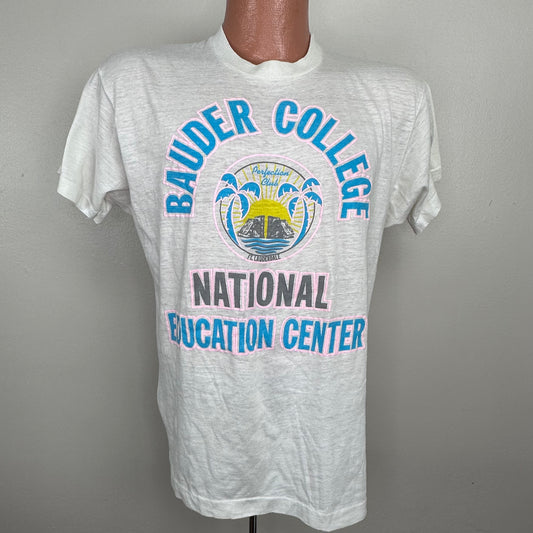 1980s Bauder College Perfection Club T-Shirt, Size Medium