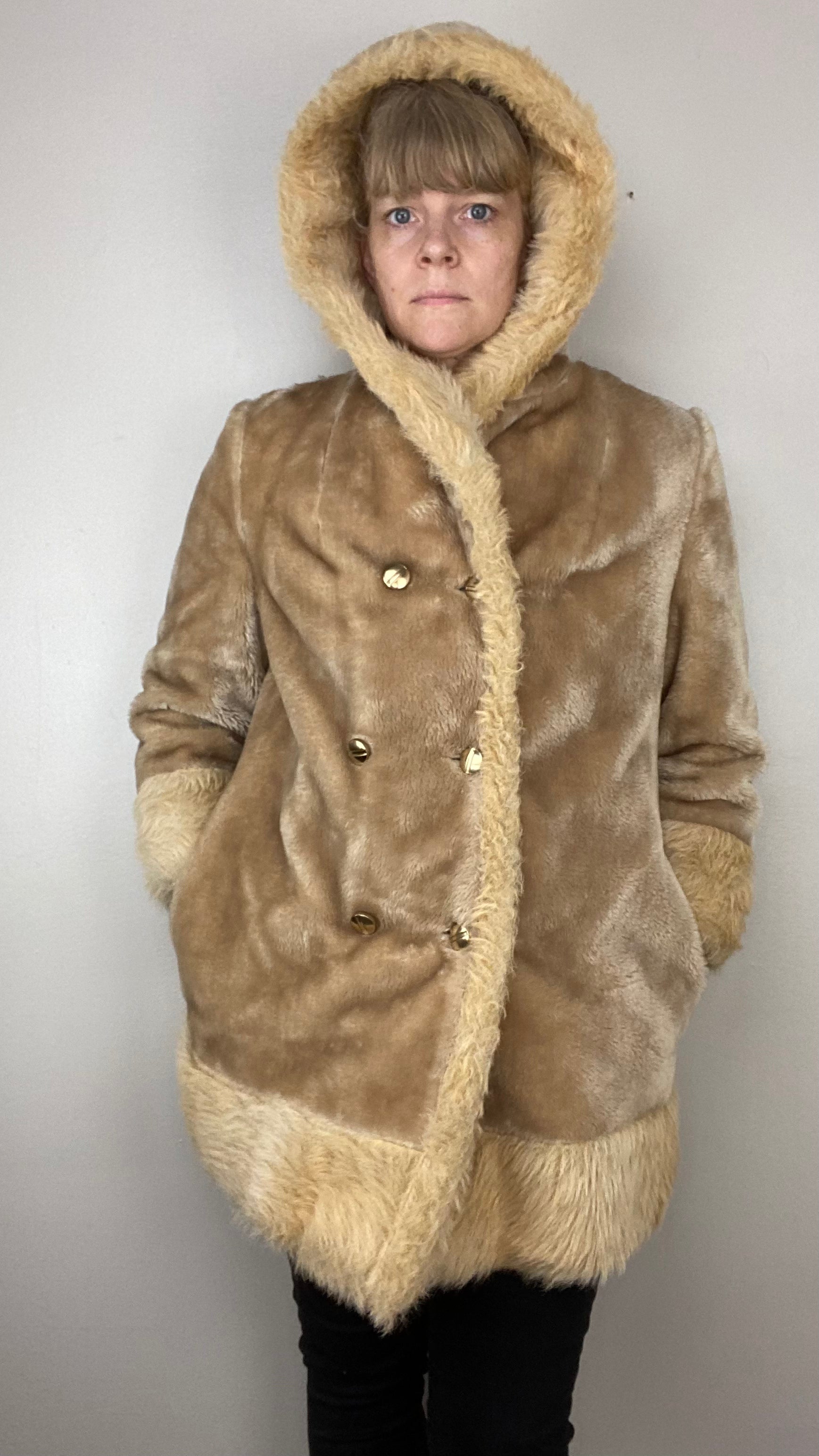 Sears fashions fur sales coat
