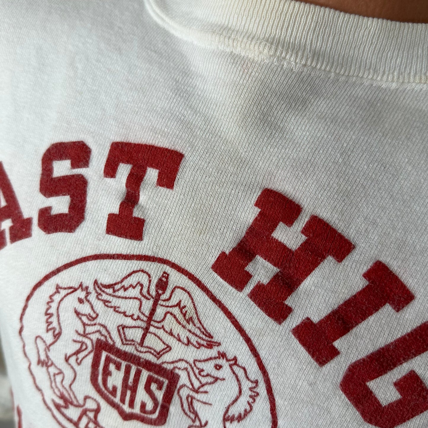 1950s East High Mustangs Sweatshirt, Champion Size Medium