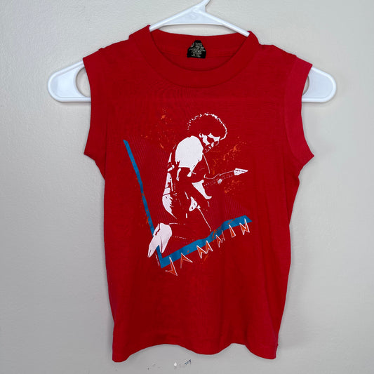 1980s Jammin Sleeveless T-Shirt, Kids Size 8, Adult Size XS