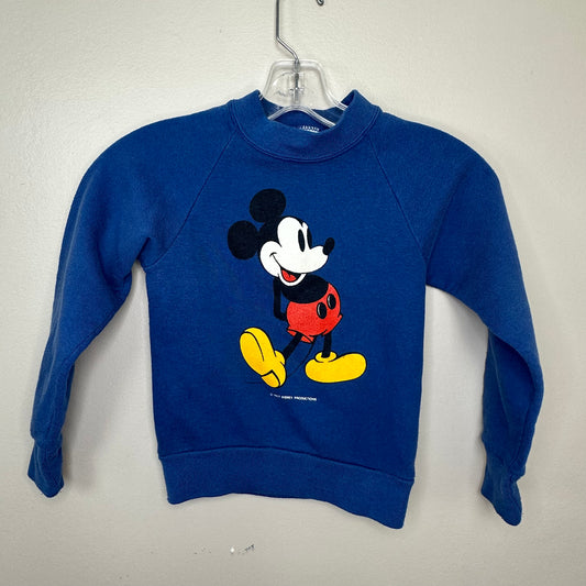 1980s Mickey Mouse Sweatshirt, Jerzees Size 6-8