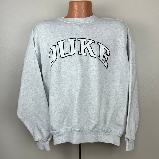 1990s Duke Sweatshirt, Soffe Fleece Single V Size XL