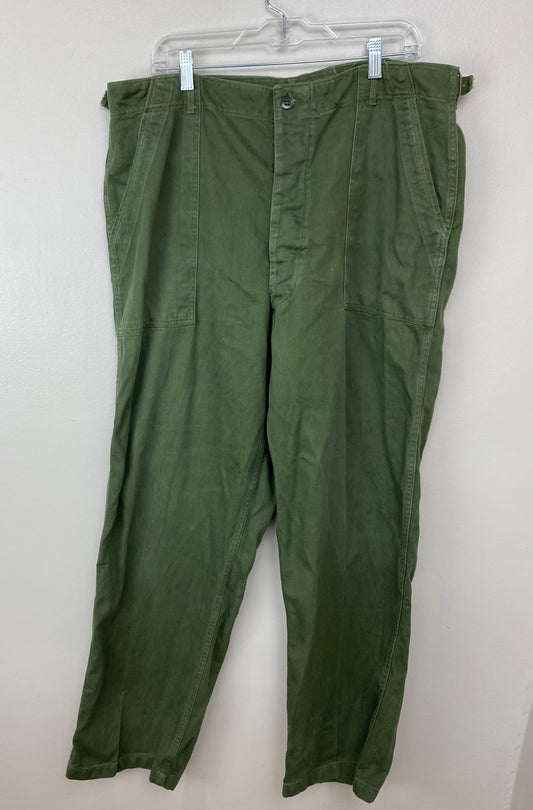 1950s/60s OG 107 Utility Pants, Size X-Large, 39"x30.5"