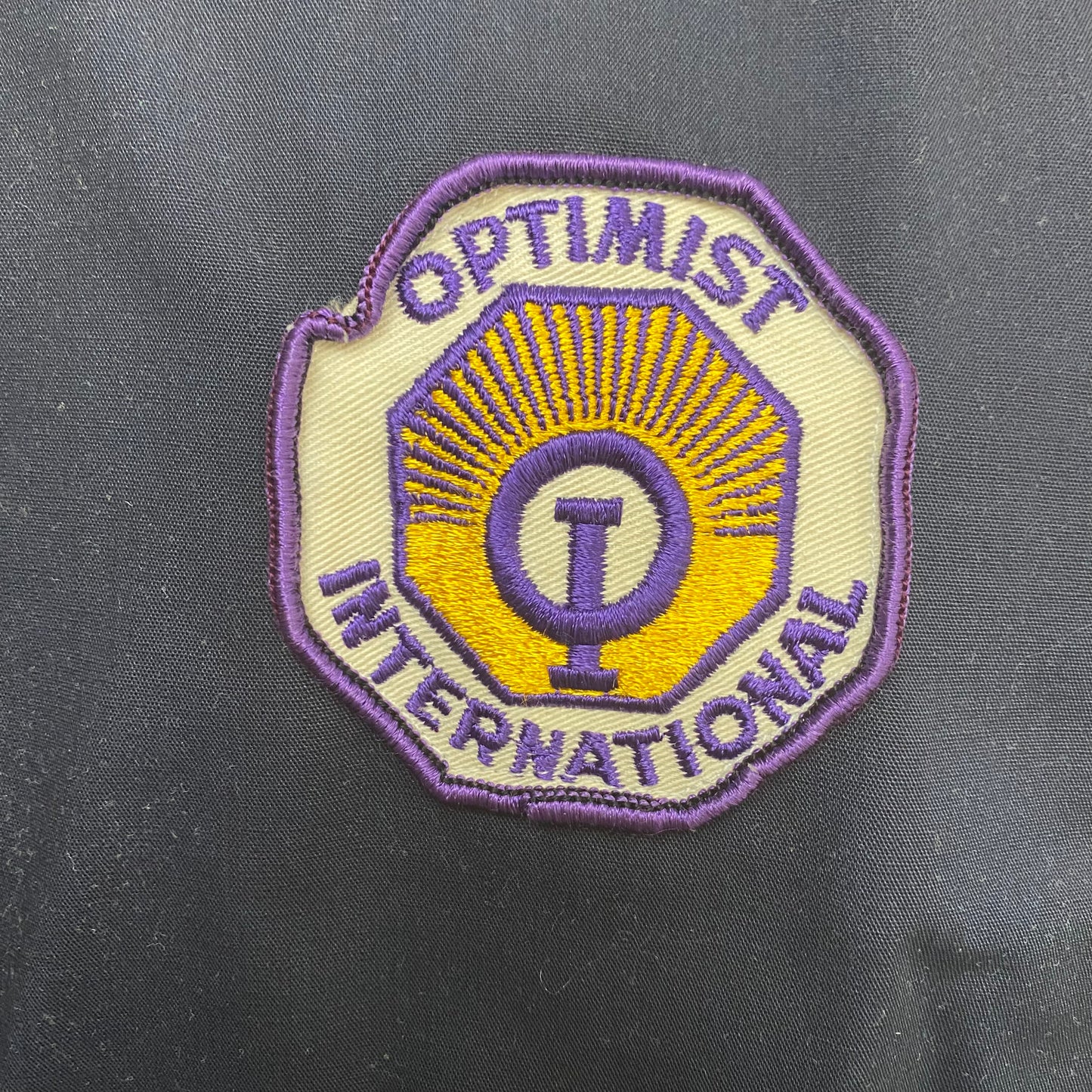 1960s/70s Poplar East Optimist International Club Jacket, Size Medium, Chain Stitched