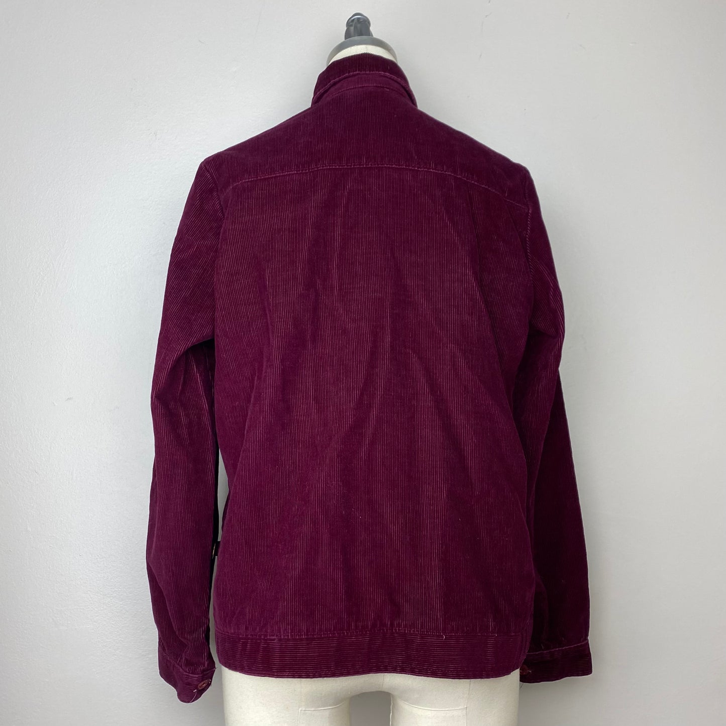 1970s Maroon Corduroy Jacket, Wrangler Misses Size Medium