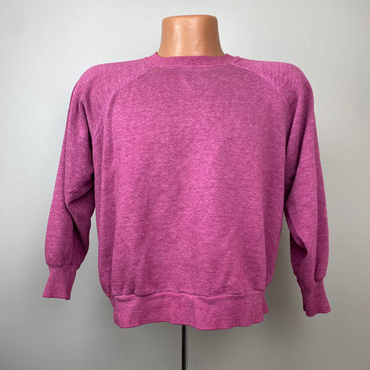 1970s Pinkish Purple Sweatshirt, Size Medium