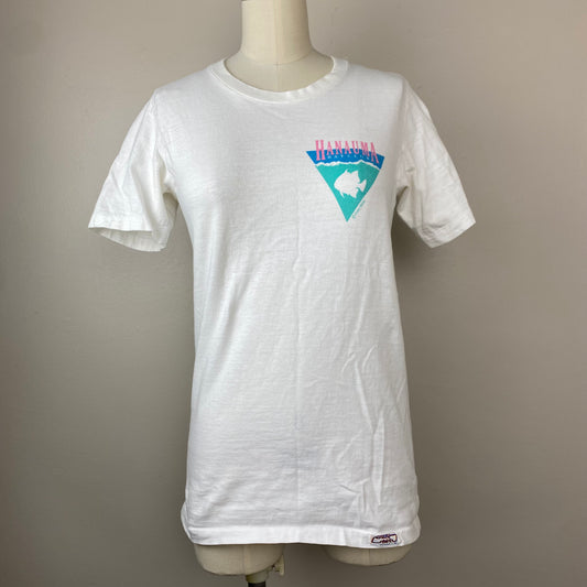 1980s Hanauma Bay Hawaii T-Shirt, Crazy Shirt, Size XS/S