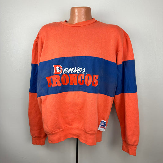 1980s Denver Broncos Sweatshirt, Nutmeg Mills Size XXL