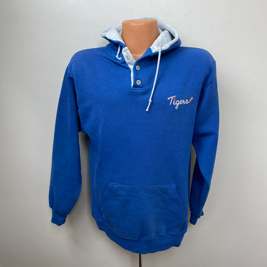 1980s Memphis Tigers Hooded Sweatshirt, Jerzees Size Large