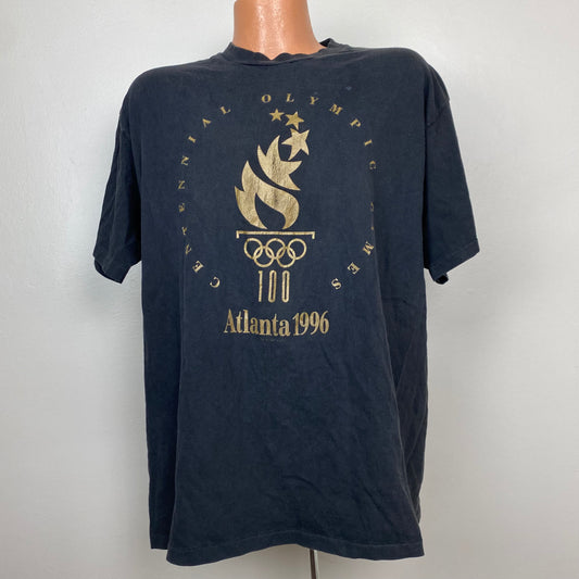 1990s Olympics T-Shirt, Atlanta 1996, Size L/XL