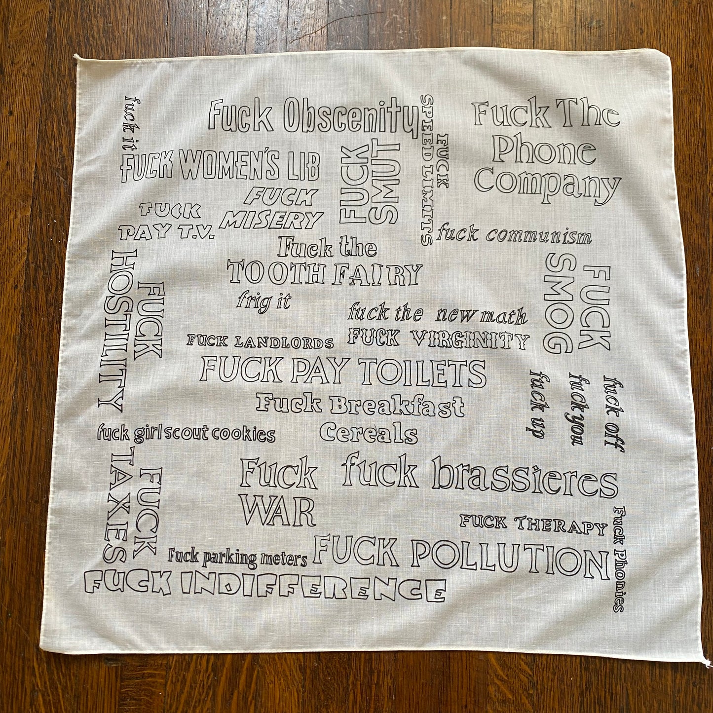 1970s F*ck Everything Bandana