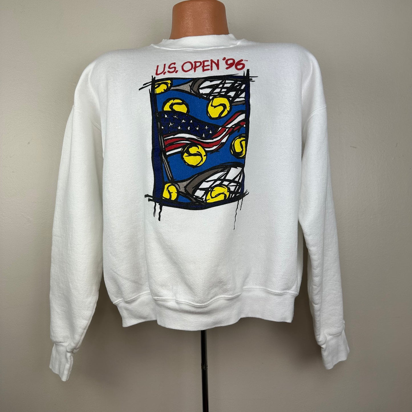 1996 US Open Sweatshirt, Size XL, 1990s Tennis