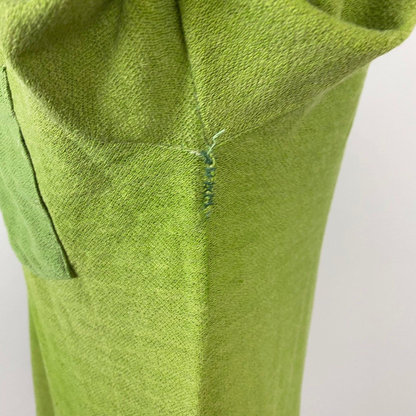 1960s Distressed Green Pocket T-Shirt, Size Medium