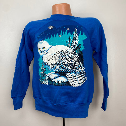 1980s Owl Sweatshirt, Pannill Size Small