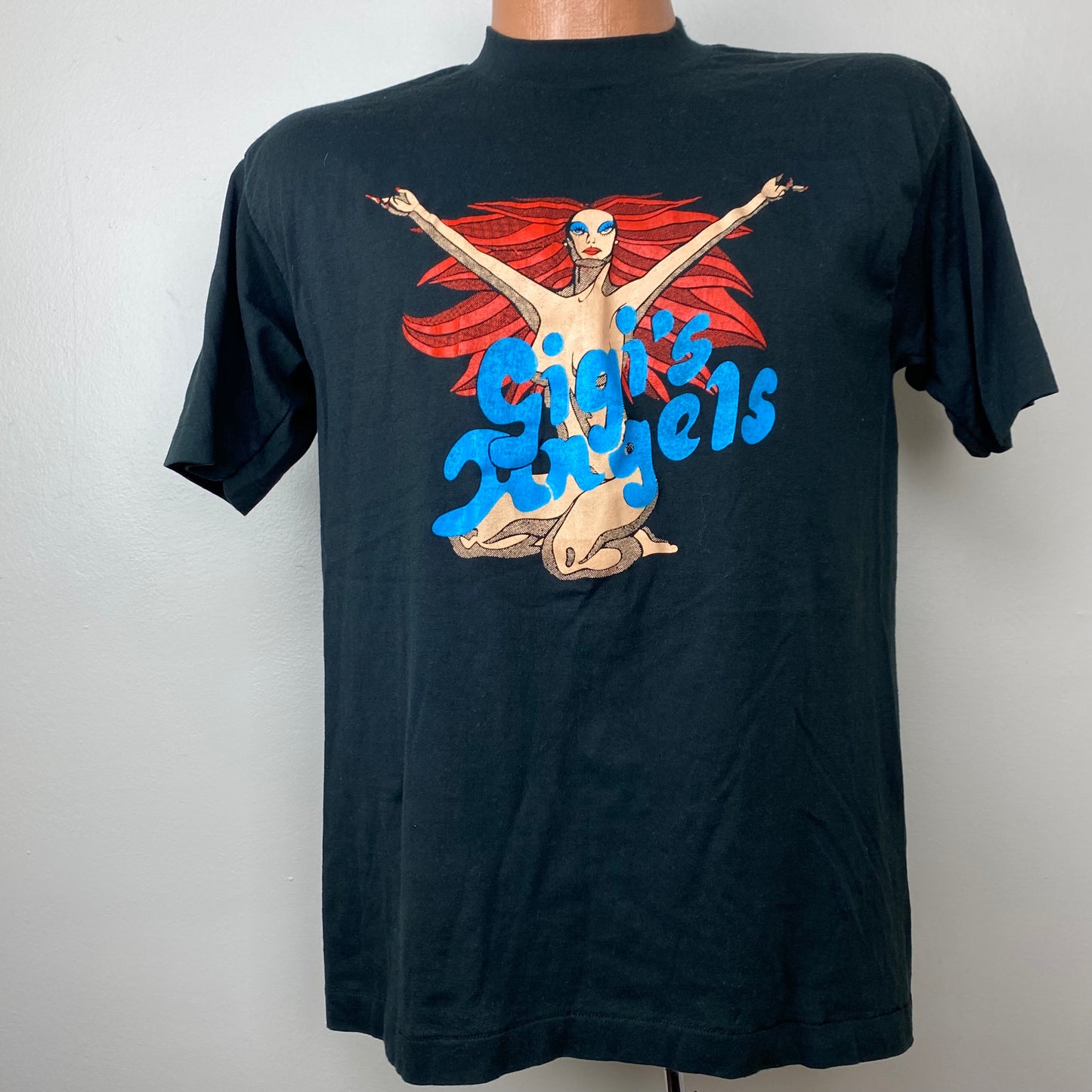 1980s GiGi’s Angel’s T-Shirt, Size Medium, Adult Club Memphis TN