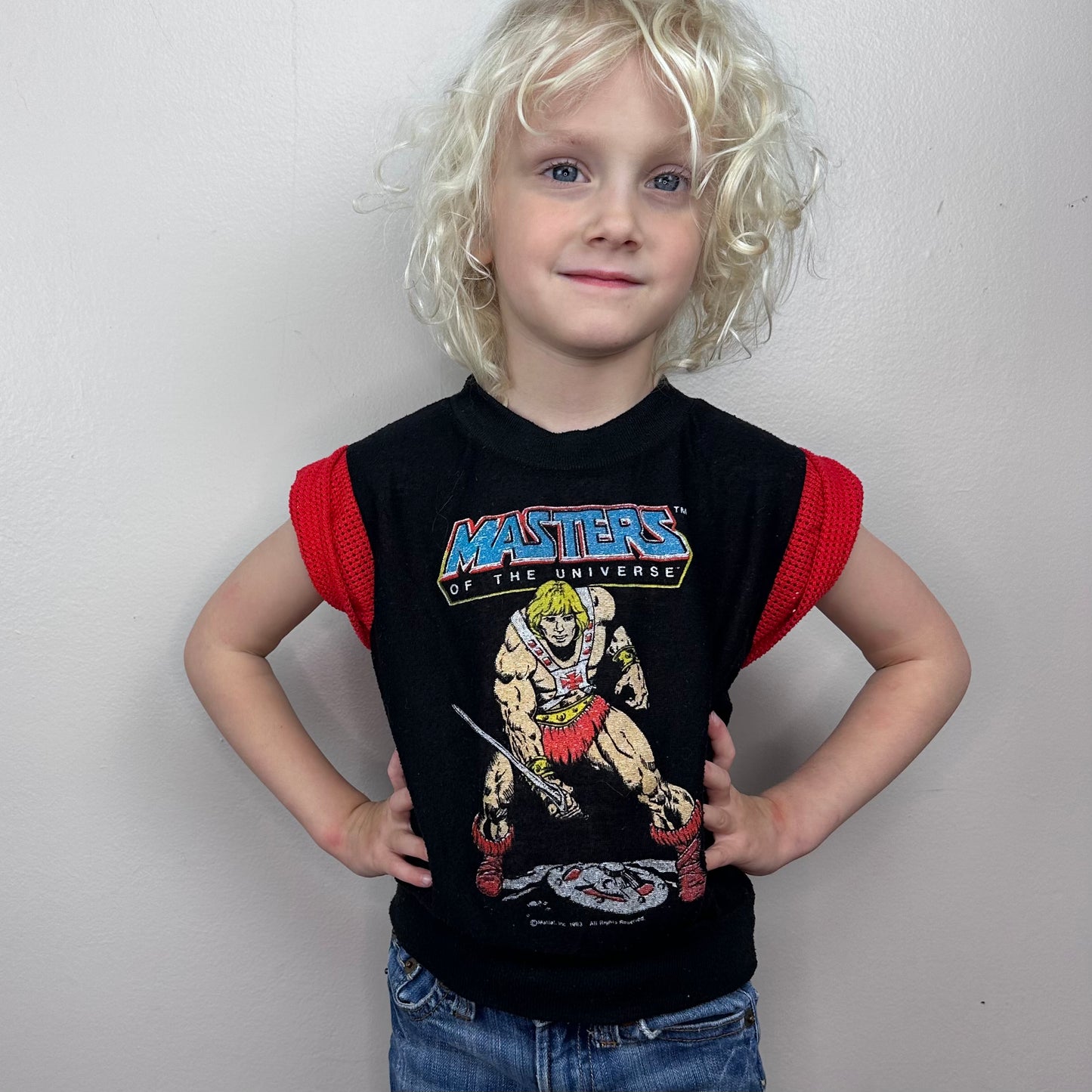 1980s Masters of the Universe T-Shirt, Kids Size 4T, He-Man