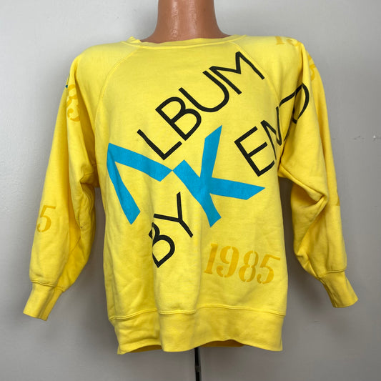 1980s Album by Kenzo Sweatshirt, Size Large, 1985