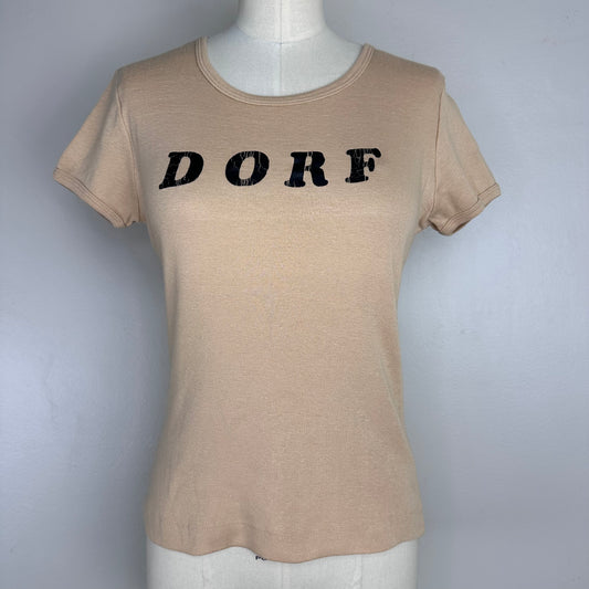 1970s DORF French Cut T-Shirt, Size Small