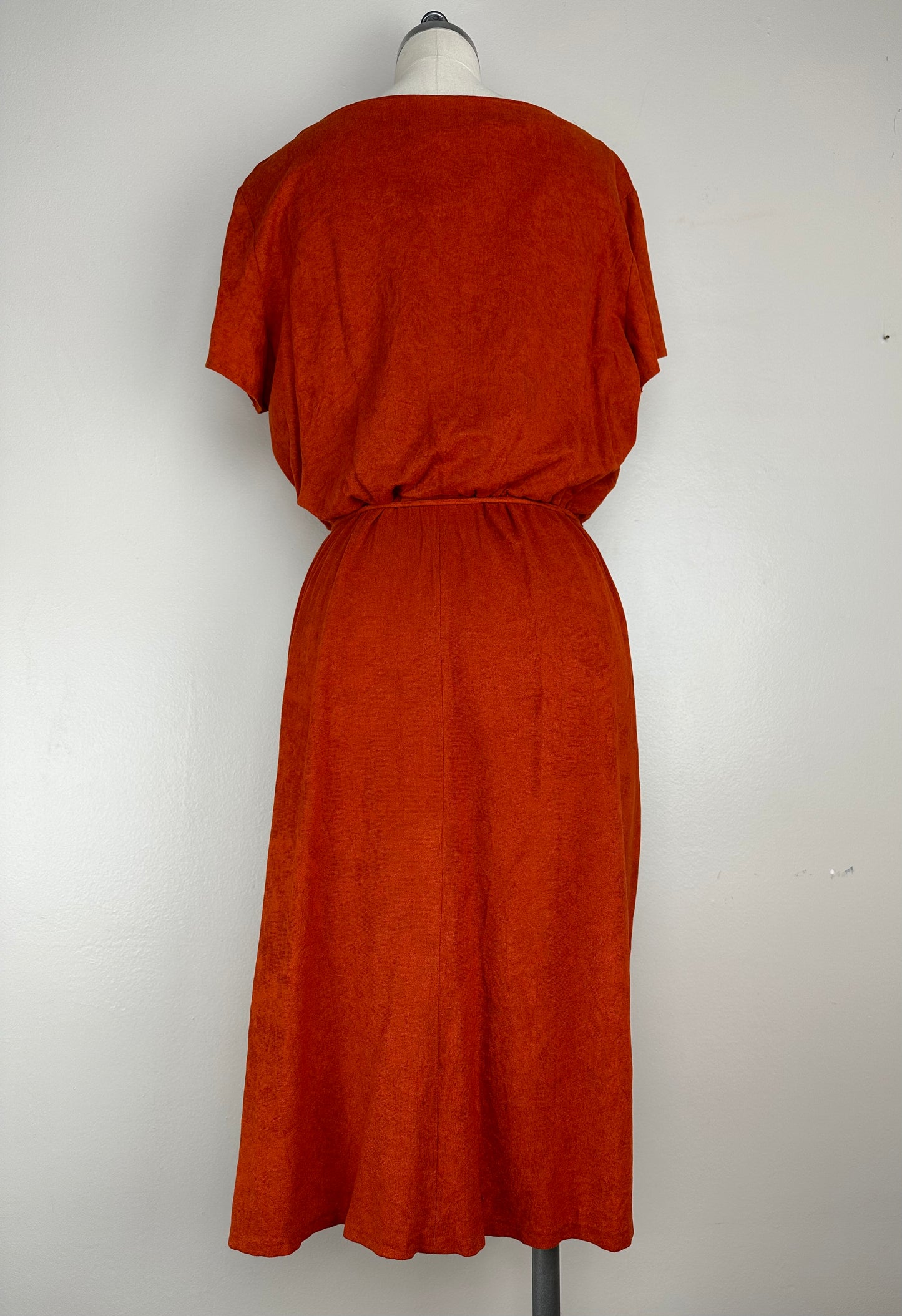 1970s Velour Bird Dress, Size Medium-Large