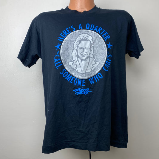 1990s Travis Tritt T-Shirt, Screen Stars Size M/L, Here’s A Quarter Call Someone Who Cares