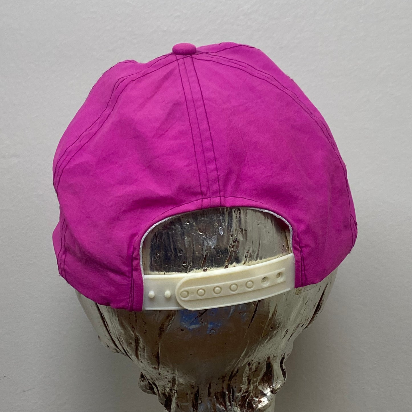 1990s Hot Pink Opryland Nylon Snapback Hat, One Size Fits Many
